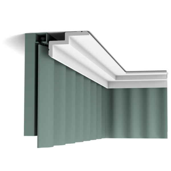 Карниз Orac Decor из Полиуретана C390 STEPS д 2000 x в 60 x ш 100